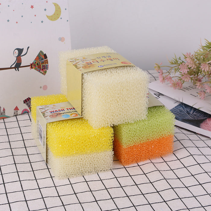 Super Absorbent Sponge Scrubber for Kitchen Cleaning - Non-Stick and Magic Dishcloth