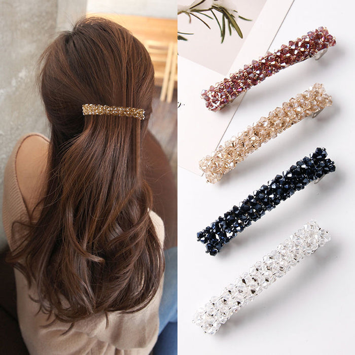 Luxurious Rhinestone Hair Clip, Elegant and Fashionable Hair Accessory