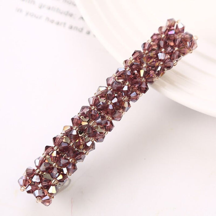 Luxurious Rhinestone Hair Clip, Elegant and Fashionable Hair Accessory