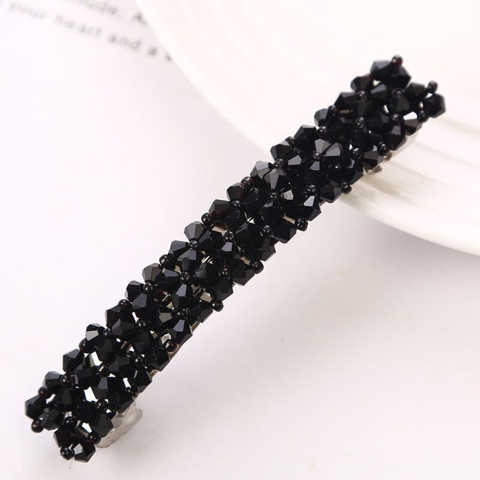 Luxurious Rhinestone Hair Clip, Elegant and Fashionable Hair Accessory