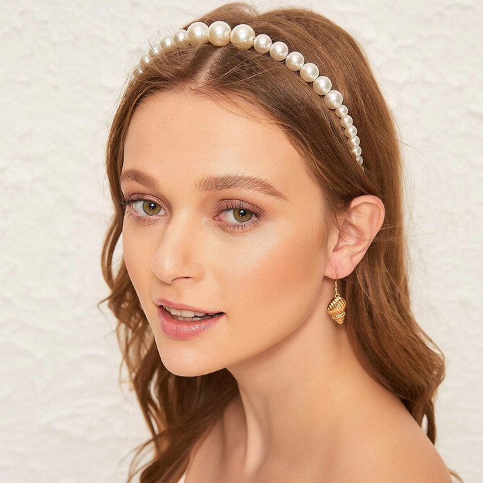 Vintage and Elegant Women's Pearl Headband