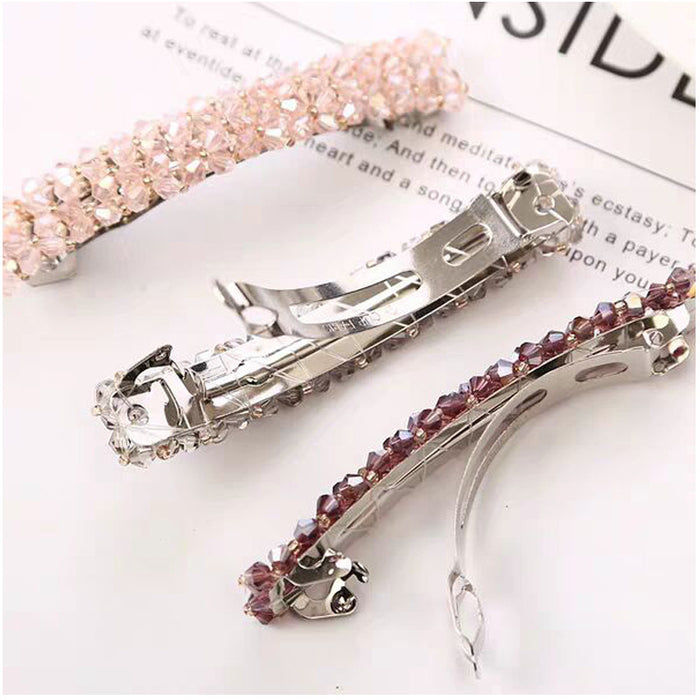 Luxurious Rhinestone Hair Clip, Elegant and Fashionable Hair Accessory