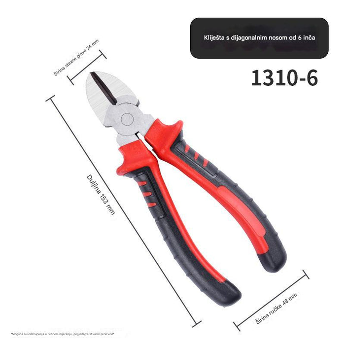 Multi-functional Tiger Pliers: Wire Cutter, Steel Wire Pliers, Cable Puller with Quick Electrical Work