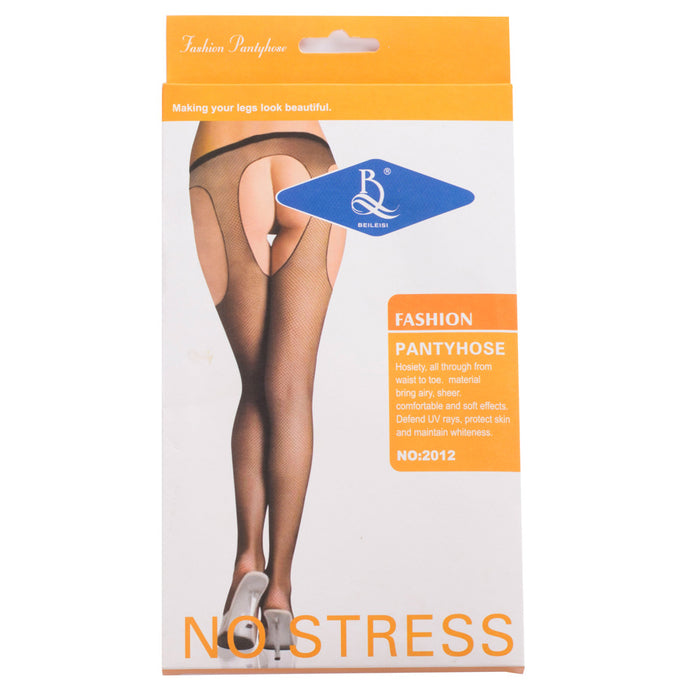 Open Cut Tight Fitting Clothes, Women's Transparent Long Stockings