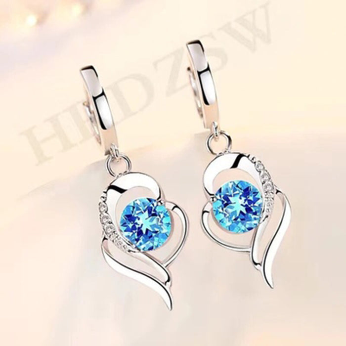 Beautiful Personalized Heart-shaped Earrings