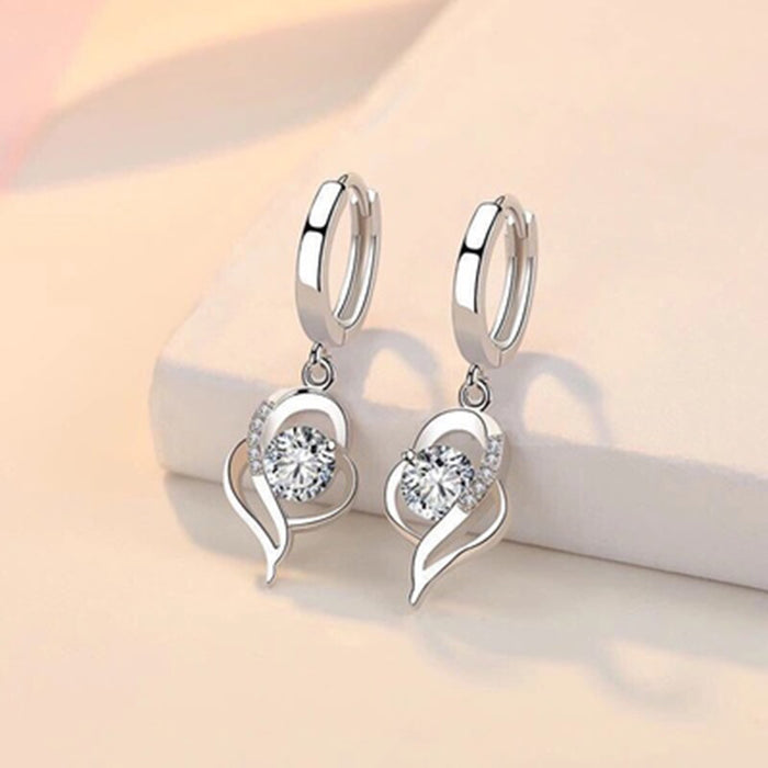 Beautiful Personalized Heart-shaped Earrings