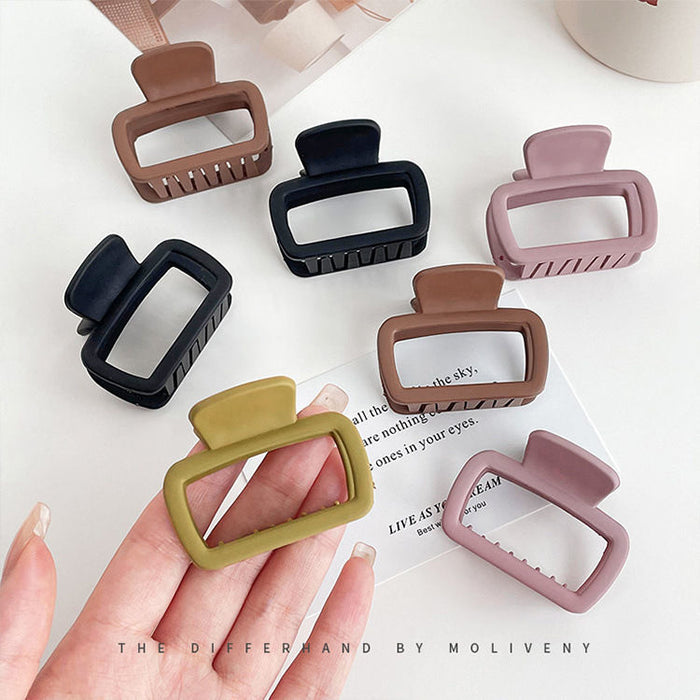 Small Square Hair Clip Suitable for Women with Fine Hair, Adult Sized Hair Accessory