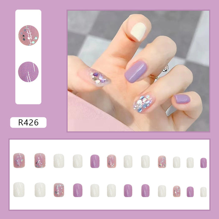 Short Nail Stickers & Decals: Colorful, Thin and Reusable Nail Accessories for Girls