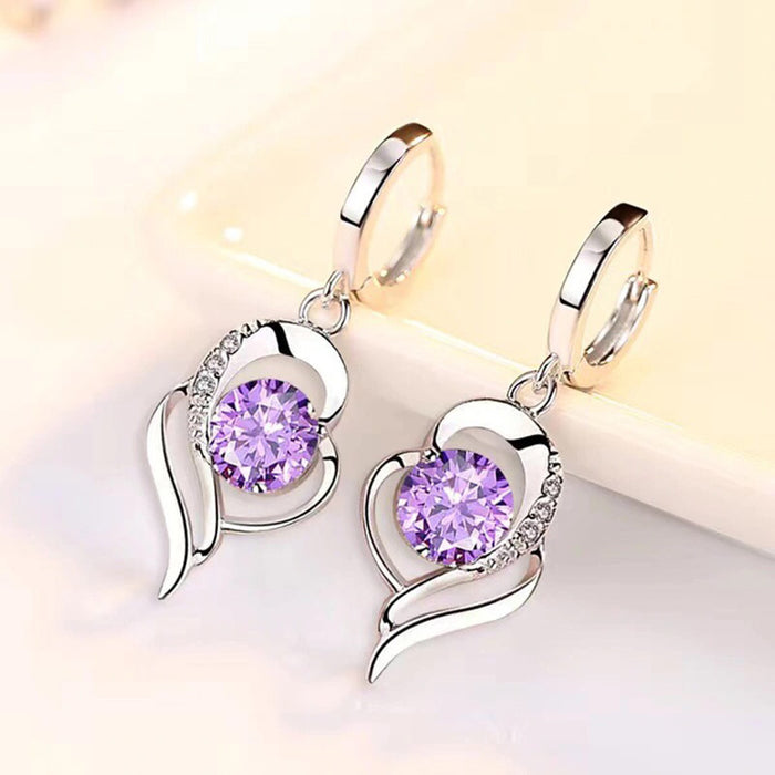 Beautiful Personalized Heart-shaped Earrings