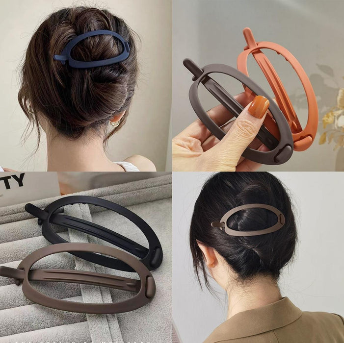 Sleek and Stylish Hair Clip with Single Clasp for Women's Updo and Twist Hairstyles