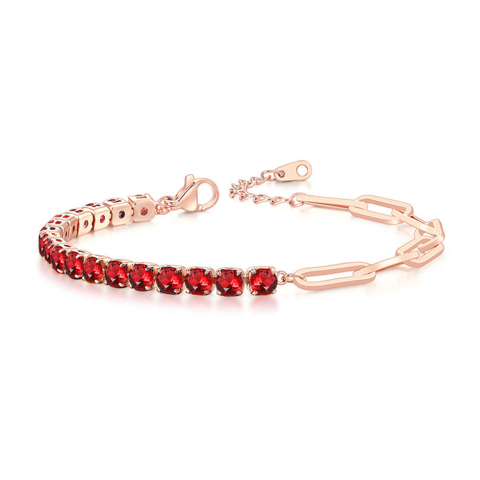 Unique and elegant tennis bracelet