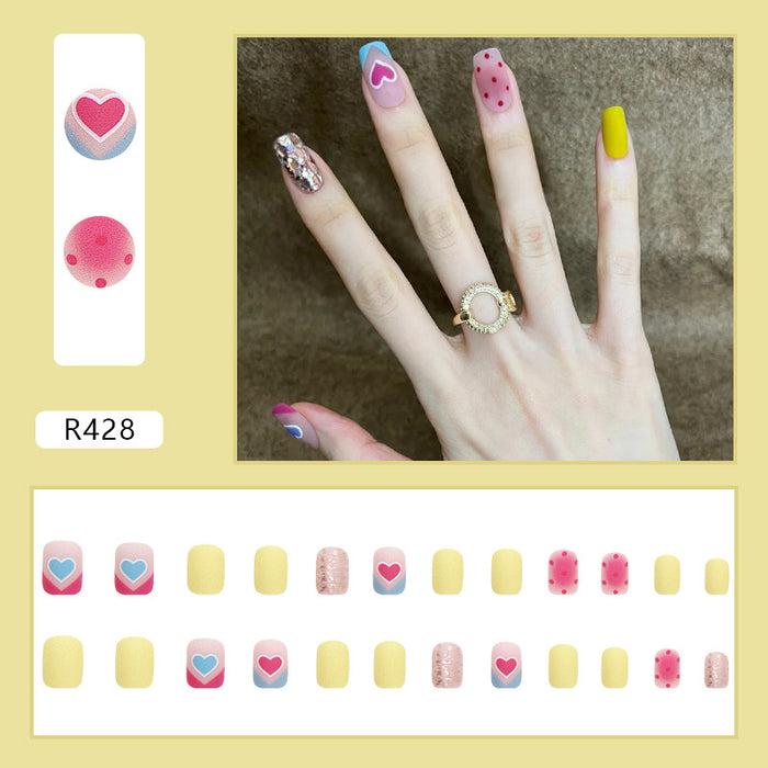 Short Nail Stickers & Decals: Colorful, Thin and Reusable Nail Accessories for Girls