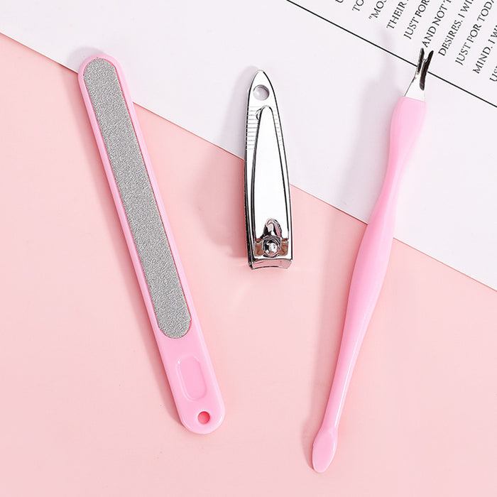 Professional nail clippers and stainless steel nail and foot trimmer set