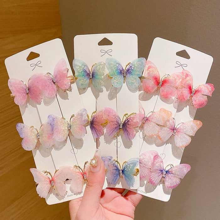 Cute Girl Butterfly Hair Clip