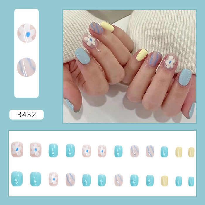 Short Nail Stickers & Decals: Colorful, Thin and Reusable Nail Accessories for Girls