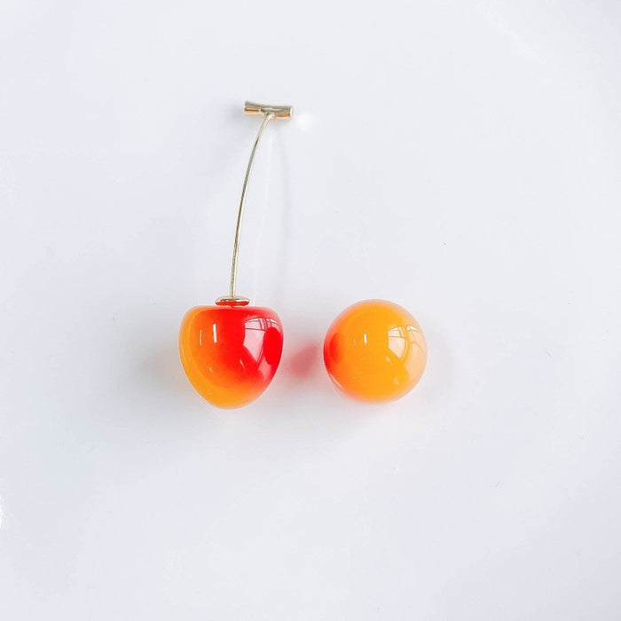 Chic and Versatile Cherry Fruit Dangle Earrings for Fashionable and Stylish Women