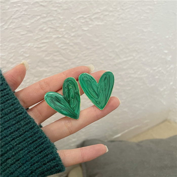 Uniquely Designed Fashionable Heart-shaped Earrings for Women