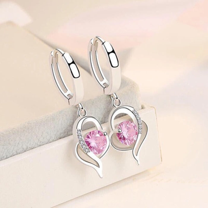 Beautiful Personalized Heart-shaped Earrings