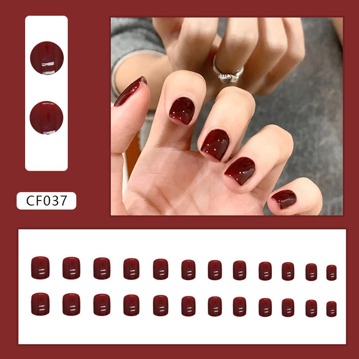 Fashionable and High-quality Fake Nails, Smooth Surface, Medium Length