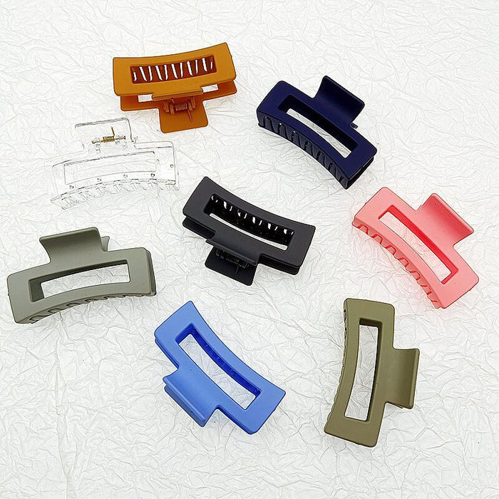 Fashionable Square Matte Hair Clip, Suitable for Women To Tie Their Hair