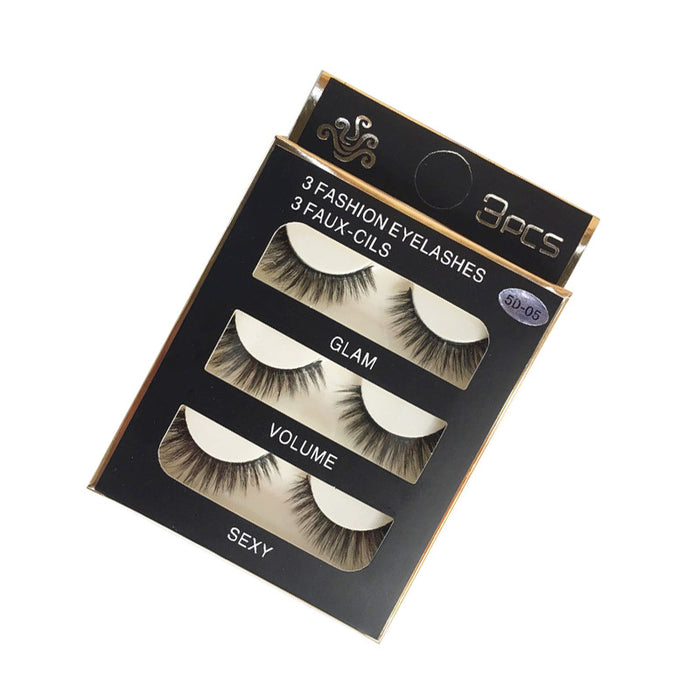 Natural Thick Black Stem Soft and Comfortable Eye-End Lengthening False Eyelashes