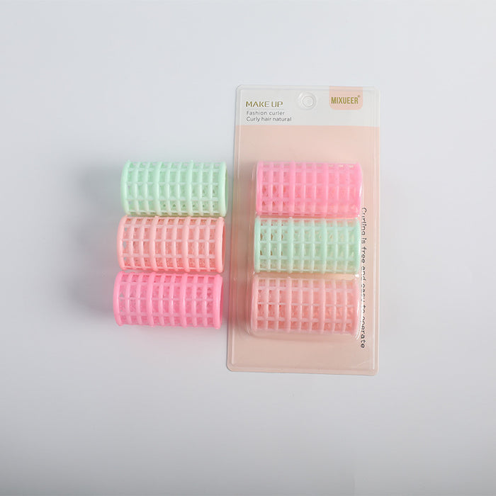 Lazy Hair Roller with Self-adhesive Magic Hair Curlers Plastic Curlers for Air Bangs