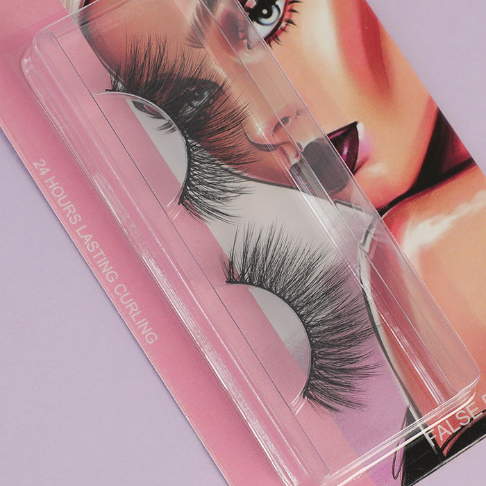 Fake Eyelashes, Natural Long and Thick, Crossed Artificial Eyelashes