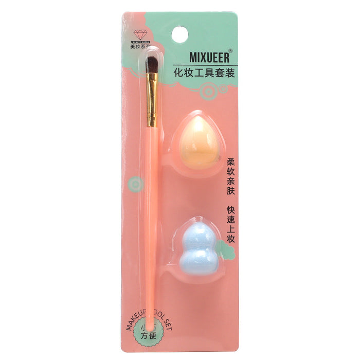 Soft and Non Shedding Makeup Brush Sponge Set