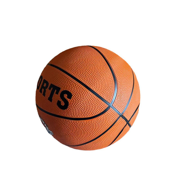 Durable Rubber Blue Ball for Kindergarten and Primary School Basketball Training