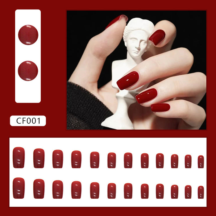 Fashionable and High-quality Fake Nails, Smooth Surface, Medium Length