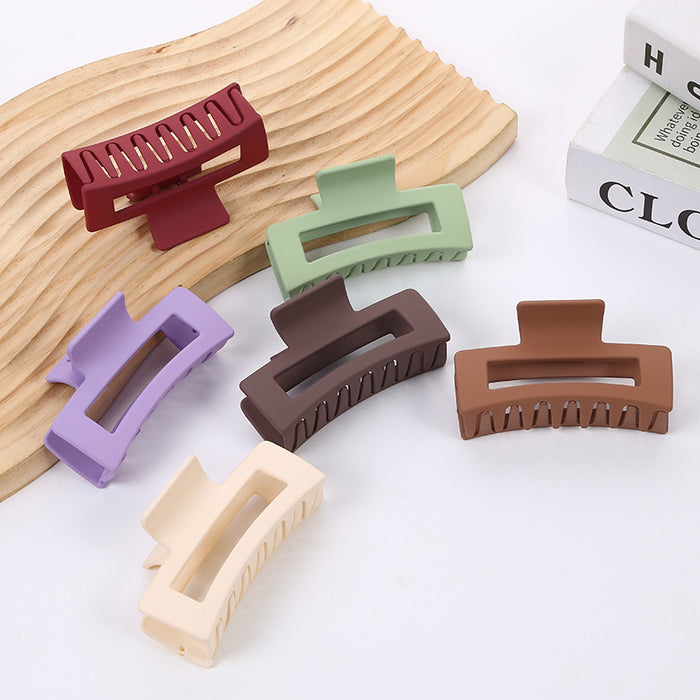 Fashionable Square Matte Hair Clip, Suitable for Women To Tie Their Hair