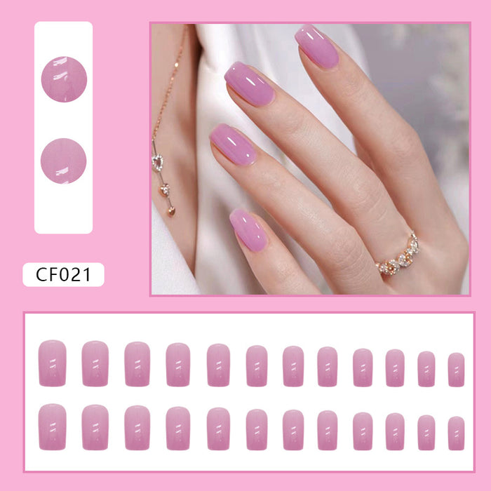 Fashionable and High-quality Fake Nails, Smooth Surface, Medium Length