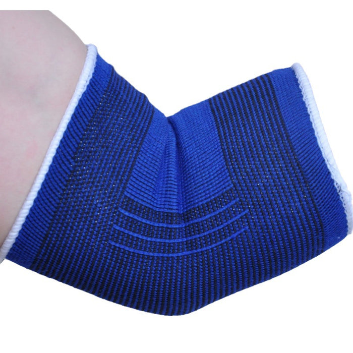 Protective Elbow Pad – Keep Your Joints Safe and Warm All Year with Blue Knitted Arm Sleeve