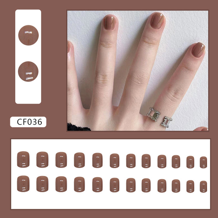 Fashionable and High-quality Fake Nails, Smooth Surface, Medium Length