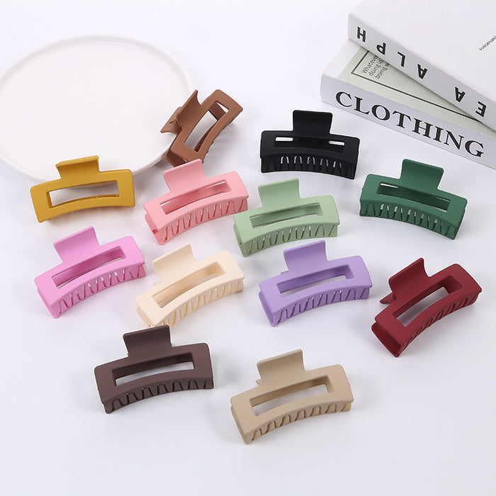 Fashionable Square Matte Hair Clip, Suitable for Women To Tie Their Hair