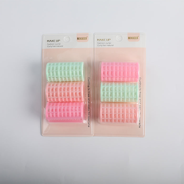 Lazy Hair Roller with Self-adhesive Magic Hair Curlers Plastic Curlers for Air Bangs