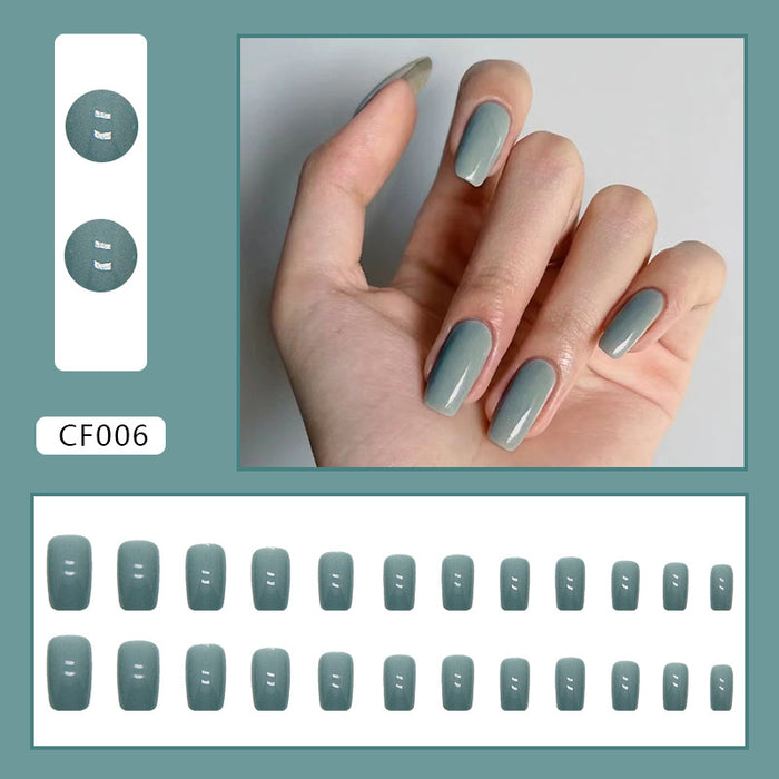 Fashionable and High-quality Fake Nails, Smooth Surface, Medium Length