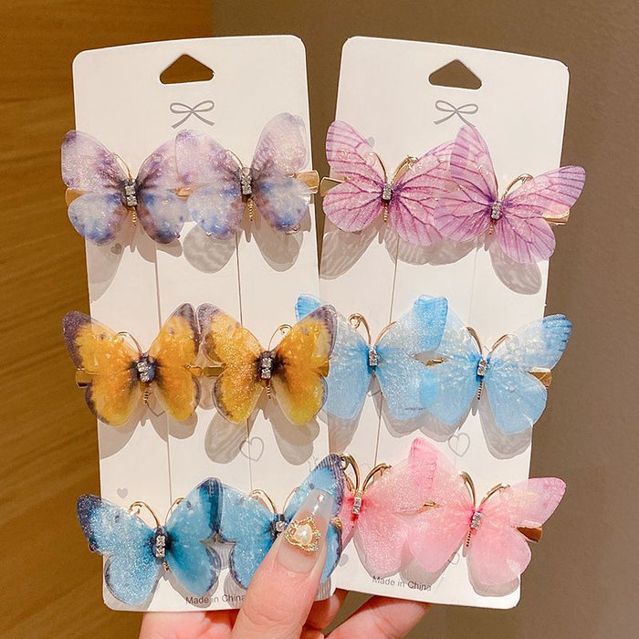 Cute Girl Butterfly Hair Clip