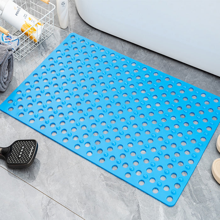 Non-slip Bathroom Square Shower Mat with Powerful Suction Cups