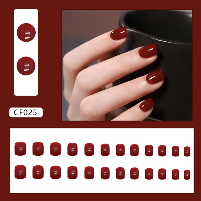 Fashionable and High-quality Fake Nails, Smooth Surface, Medium Length