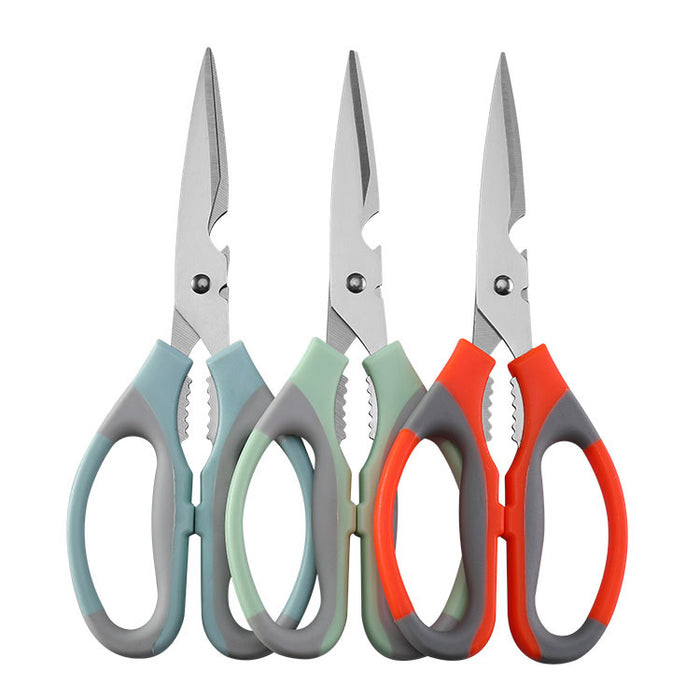 Multi-Use Heavy Duty Kitchen Scissors - Stainless Steel Strong Shears for Food, Meat, Poultry and Vegetables