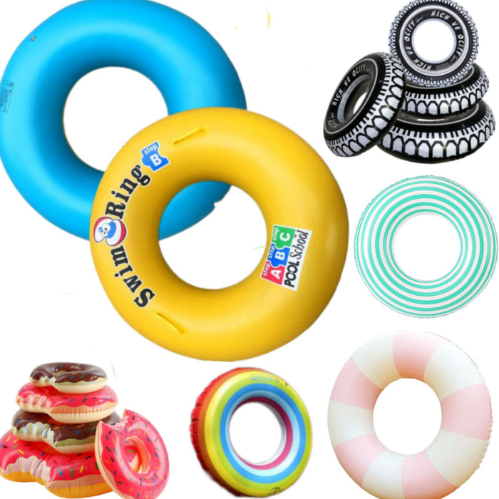 Thickened Adult Water Float Ring Letter Shell Swimming Ring