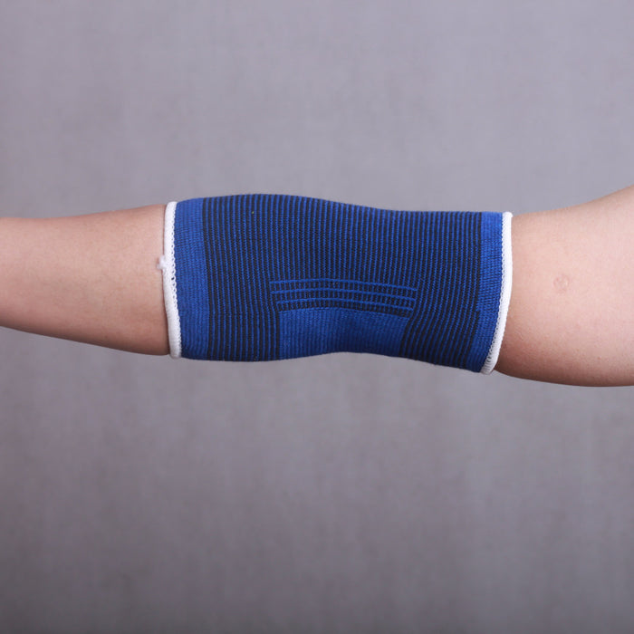 Protective Elbow Pad – Keep Your Joints Safe and Warm All Year with Blue Knitted Arm Sleeve