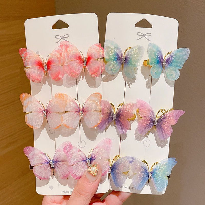 Cute Girl Butterfly Hair Clip