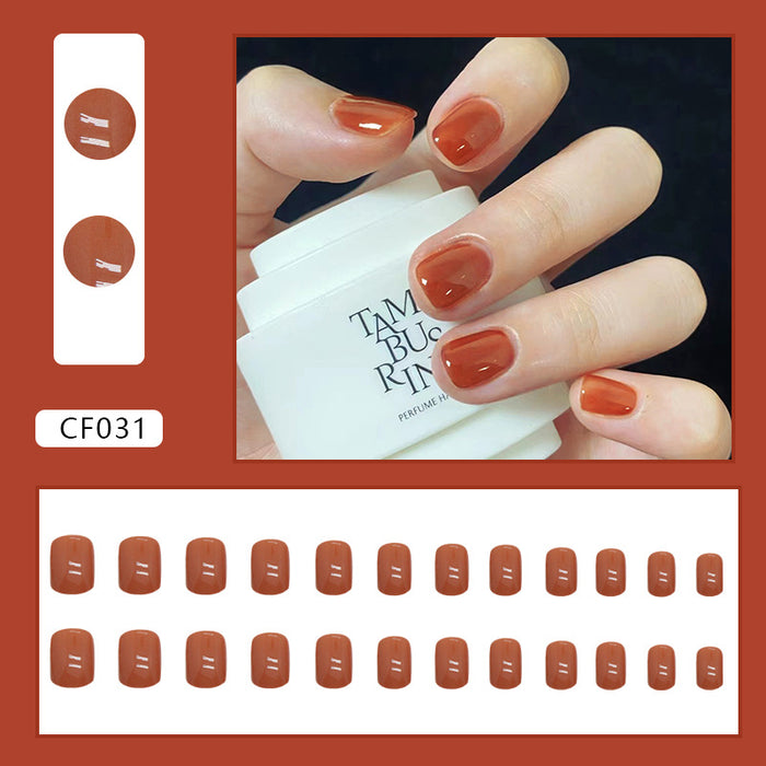 Fashionable and High-quality Fake Nails, Smooth Surface, Medium Length