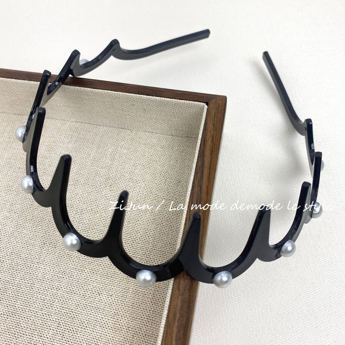 Fashionable Multifunctional Women's Hair Accessory with Toothed Headband