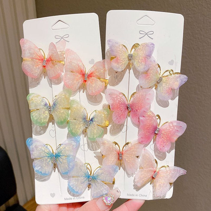 Cute Girl Butterfly Hair Clip