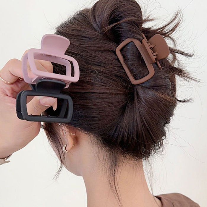 Small Square Hair Clip Suitable for Women with Fine Hair, Adult Sized Hair Accessory