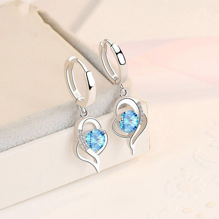 Beautiful Personalized Heart-shaped Earrings