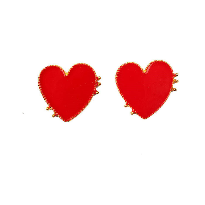 New Fashionable Heart-shaped Pendant Earrings